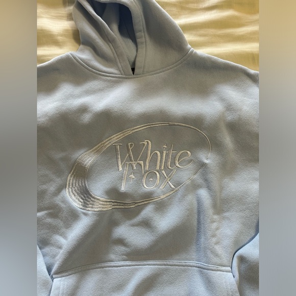 Revolve Around Me Oversized Hoodie Baby Blue - Picture 3 of 5